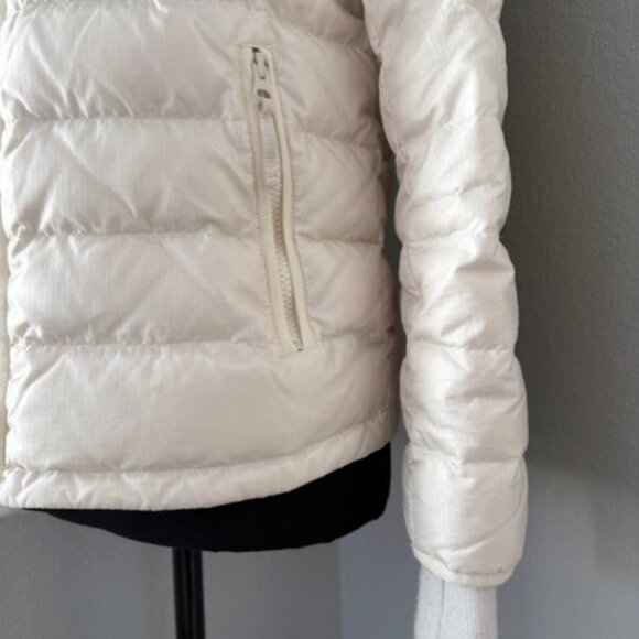 J CREW Ivory Cream Lightweight Down Puffer Winter Jacket Coat XS - Picture 9 of 15